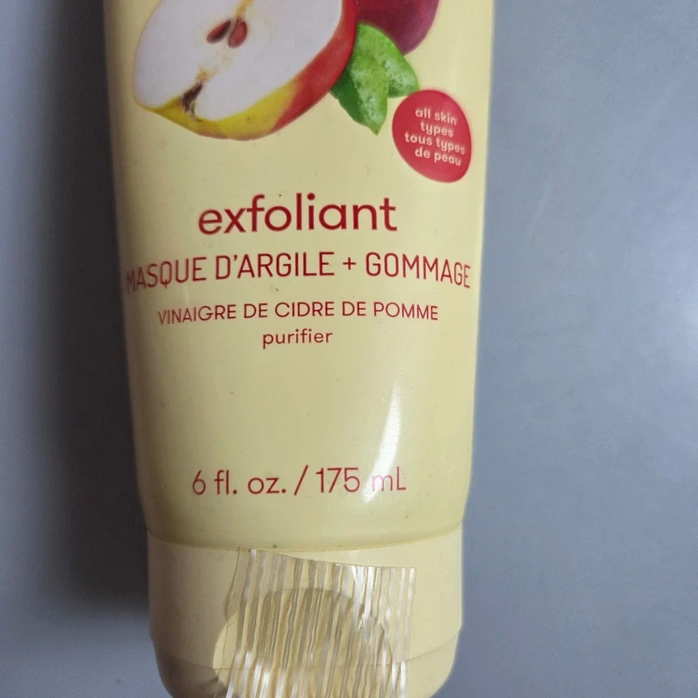 Freeman Exfoliating Clay Mask + Scrub Apple Cider Vinegar 6 fl oz Purifying Mask